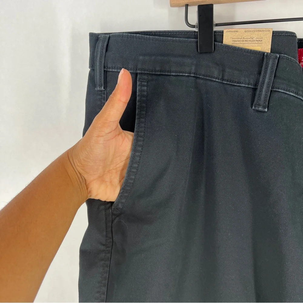 Levi's Men's XX Chino Standard Taper‎ Fit Stretch Pants Navy NWT Size 44